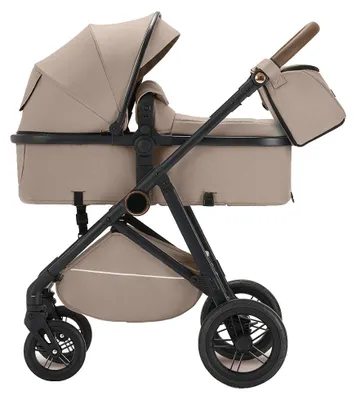 Image de Poussette, modèle 2-en-1 spacieux, siège réversible, couleur kaki