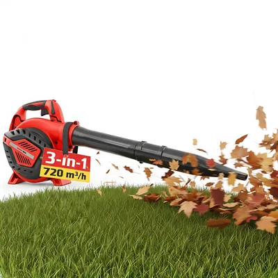 Produktbild von HECHT 9254 Laubbläser 3in1 Laubsauger Häcksler Benzin | 1 PS | 50 L Fangsack | 740 m³/h