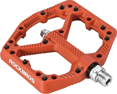 Produktbild von ROCKBROS Fahrradpedale Nylon MTB Pedale rutschfest 9/16’’ Orange