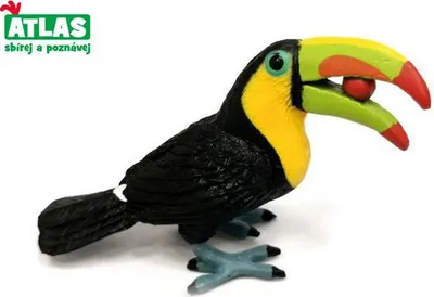 Image de A - Figurine Toucan Géant Aux Fruits 7,5 Cm