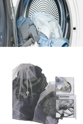 Produktbild von Wäschenetz zum Schutz empfindlicher Kleidung in der Waschmaschine, 50 x 40 cm, 2er Set