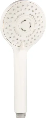 Produktbild von tecuro Handbrause ew-100 mit 5-Funktionen - Ø 100 mm mit Antikalkdüsen - weiß-matt