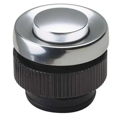 Produktbild von Grothe Klingeltaster rund 11,5mm Knopf alu, Hülse alu PROTACT 210 AL