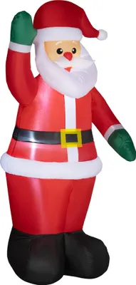 Produktbild von Weihnachtsmann, 1,84 m groß, mit LED-Beleuchtung, selbstaufblasende Gartendeko