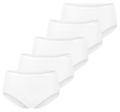 Produktbild von Speidel 5er Pack Natascha Midi Slip Weiche Feinripp-Qualität, Elastischer Glanzbund, Ohne störende Seitennähte