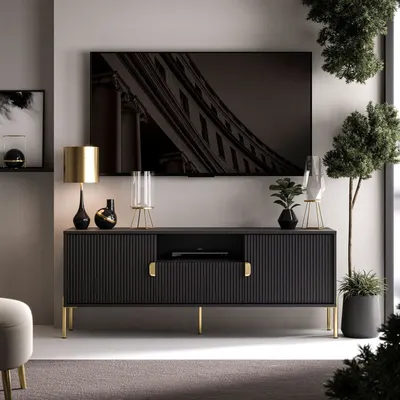 Produktbild von DALIA 155 cm RTV Schrank Schwarz