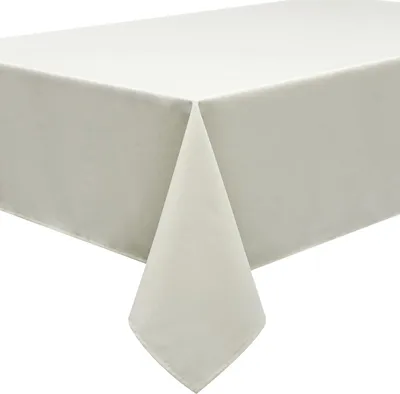 Imagen del producto de Manteles cuadrados, 180x180 cm, 100% poliéster, color crema, para cocina y jardín