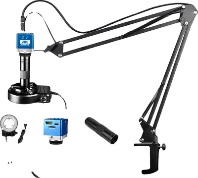 Produktbild von Elektronisches digitales Mikroskop, 48MP Fotoausgabe, HDMI- und VGA-Kompatibilität, 60MP Sony imx415, HD