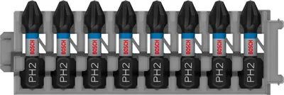 Zdjęcie produktu dla PRO Phillips Impact Bit, PH2, 25 mm, 8-tlg.