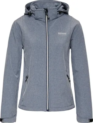 Produktbild von Nordberg Rinda - Softshell Outdoor Sommerjacke Damen - Hellblau Melange - Größe M