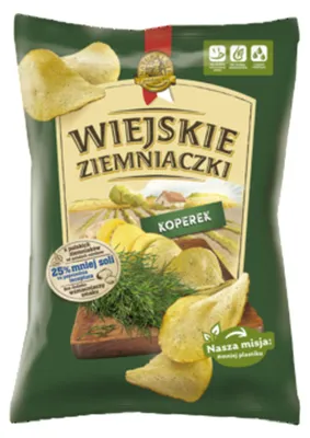 Immagine prodotto di Patatine Wiejskie Ziemniaczki al gusto di aneto 130 g