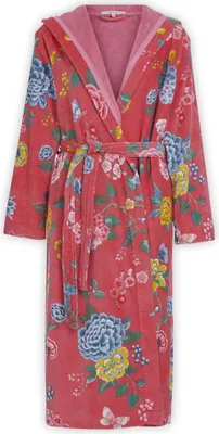 Produktbild von PiP Studio Bademantel Morgenmantel Saunamantel Bathrobe Good Evening, Farbe:Rot, Wäschegröße:XL, Artikel:-coral