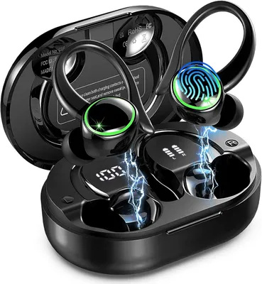 Produktbild von In Ear Kopfhörer Bluetooth 5.4 Hi-Fi Stereo, 50 Std mit ENC Noise Cancelling und 4 HD Mics, LED-Anzeige, IP7 Wasserdicht Kabellose Ohrhörer mit USB-C