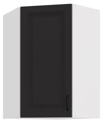 Produktbild von Eckhängeschrank 60x60 cm Stilo Grau Küchenzeile Küchenblock Landhaus Höhe 90 cm