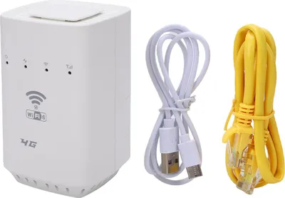 Obrázek produktu pro WiFi 6 Bezdrátový router 4G LTE CPE se slotem na SIM kartu, rozhraní WAN LAN, 300 Mbit/s, přenosný hotspot, napájení Type-C