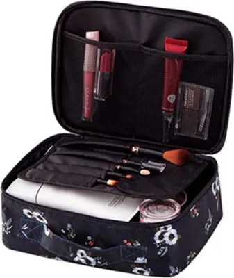 Produktbild von Kosmetiktasche für Damen, Kulturtasche, für Schminkpinsel, Reisetasche