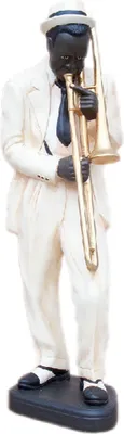 Produktbild von Design Posaune Trompete Figur Statue Skulptur Figuren Skulpturen Dekoration Deko
