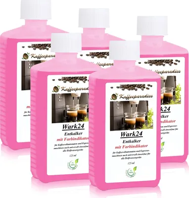 Produktbild von Wark24 Universal Entkalker 125ml für Kaffeevollautomaten, Universal (5er Pack)