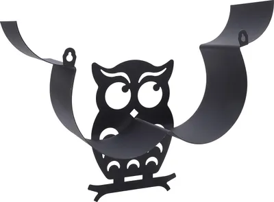 Eule Toilettenpapierrollen Tissue-Papier Aufbewahrungsregal Wand montiert Halter Spender Metall Veranstalter Badezimmer Nachbildung