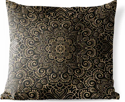 Produktbild von MuchoWow® Outdoor Kissen - Mandala indisches Muster - 60x60 cm - Wetterfest - Lounge Kissen - Dekoration - Schlaf Kissen