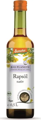OLEJ RZEPAKOWY TŁOCZONY NA ZIMNO DEMETER BIO 500 ml - BIO PLANETE