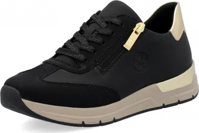 Immagine prodotto di Rieker scarpa sportiva stringata nera