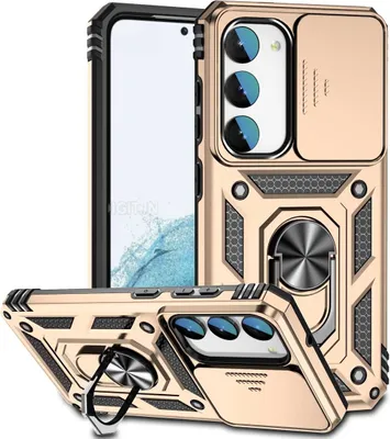 Produktbild von König Design Hülle kompatibel mit Samsung Galaxy S23 Kunststoff Soft Handyhülle - Handy Case Gold