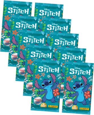 Produktbild von Stitch Karten - (2025) Stitch Trading Cards Sammelkarten - 10 Booster
