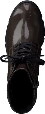 Produktbild von MARCO TOZZI Damen Stiefelette Blockabsatz Schnürung gesteppter Schaft 2-25712-29, Größe:41 EU, Farbe:Braun