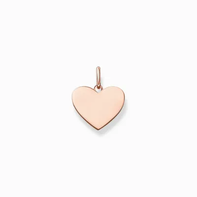 Produktbild von Thomas Sabo LBPE0002-415-12 Ketten-Anhänger Herz Klein Silber Rosé Vergoldet