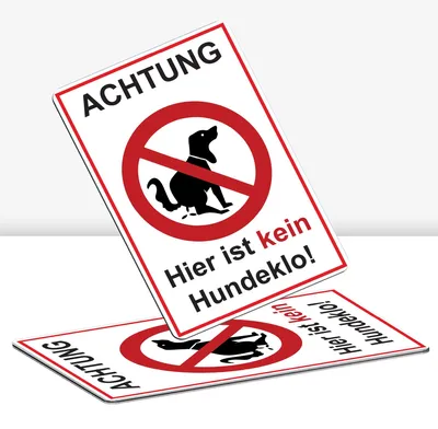 Zdjęcie produktu dla 2 sztuki. Uwaga: tutaj nie ma tabliczki informacyjnej dla psów, wymiar 20 x 30 cm, wykonana z aluminium