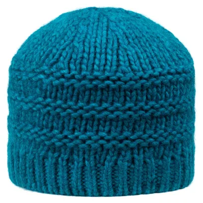 Giesswein Beanie Strickmütze Kulmkogel Made in Austria  in blau