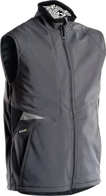 Obrázok produktu pre Softshellová vesta, ANTHRAZITE GREY/BLACK, veľkosť 4XL