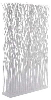 Productafbeelding van Decoratieve ruimteverdelers Kini, 110 x 70 x 17 cm, gemaakt van wilgenhout, mobiele kamerverdeling
