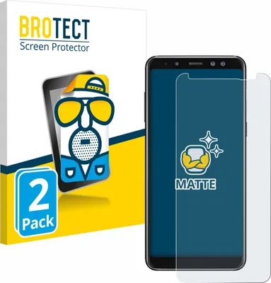 Produktbild von 2x BROTECT Schutzfolie für Samsung Galaxy A8 2018 Displayschutz Displayschutzfolie Folie Matt Entspiegelungsfolie