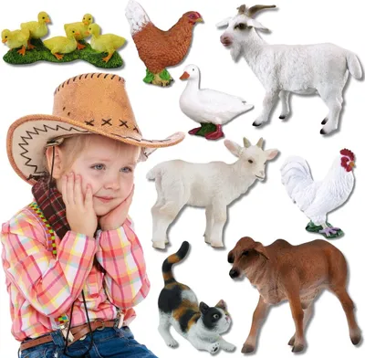 Produktbild von Collecta Kinder-Figurenset - Bauernhoftiere 3+