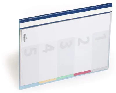 Zdjęcie produktu dla DURABLE Skoroszyt organizacyjny DIVISOFLEX® A4, Niebieski, 255706, 5 szt.