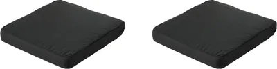 Produktbild von Madison - Lounge Profi-Line Sitzkissen Rib schwarz - ca. 60x60 cm - 2er-Set