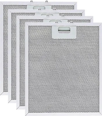 Immagine prodotto di INF Filtro cappa aspirante in alluminio e carbone attivo, 4 pezzi, compatibile