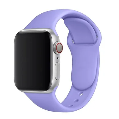Obrázok produktu pre BStrap Soft Silicone remienok na Apple Watch 42/44/45mm, Light Purple