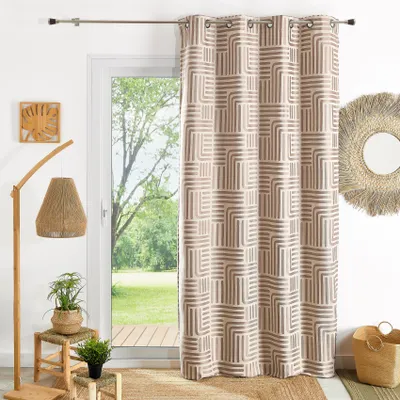Produktbild von Dämpfender Ösenvorhang Jacquard