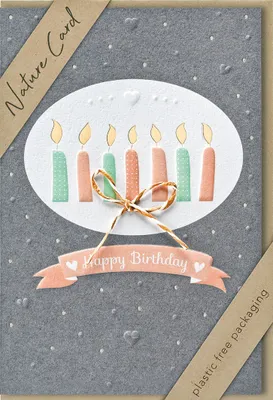 Produktbild von bsb 6930062 Geburtstagskarte - Natur Card, inkl. Umschlag