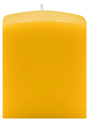 Produktbild von Quader Kerzen Goldgelb 8 x Ø 6/6 cm, 4 Stück