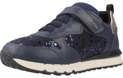 Zdjęcie produktu dla Buty sportowe dla dziewczynek Geox JUNIOR J FASTICS, kolor granatowy/srebrny, rozmiar 24 EU