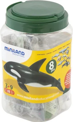 Zdjęcie produktu dla Zestaw 8 figurek zwierząt morskich - Miniland