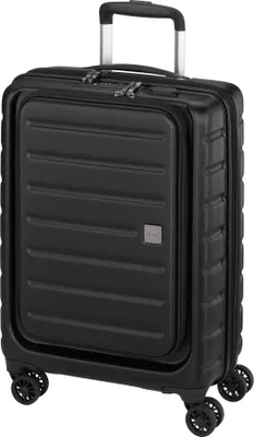 Produktbild von Handgepäck Reise Koffer Laptop Arbeits Trolley USB Aktenkoffer Schwarz Bowatex
