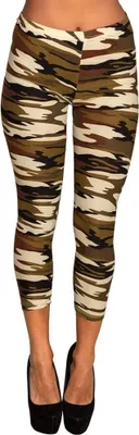 Produktbild von Army Camouflage Leggings für Damen Gr. M