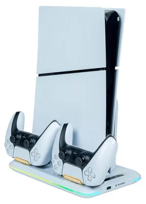 Obrázok produktu pre Bigben Interactive BB025637, Nabíjací systém, PlayStation 5 Slim, Biela, Modrá, Zelená, Červená, Sony, PlayStation 5 Slim