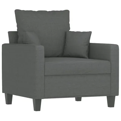 Produktbild von Sessel Stoff Dunkelgrau 60 cm