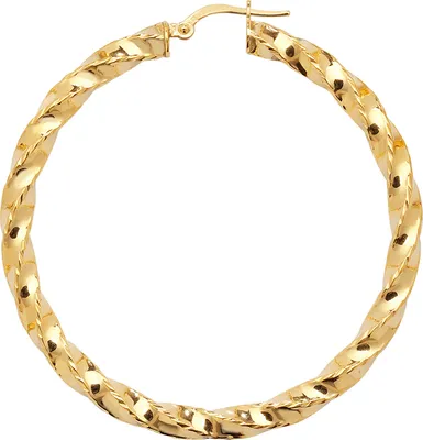 Produktbild von 9 Karat (375) Gold Damen - Paar Creolen - 40mm; WJS11395